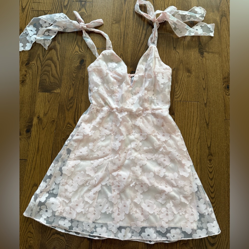 Lucy in the Sky Pink Floral Dress